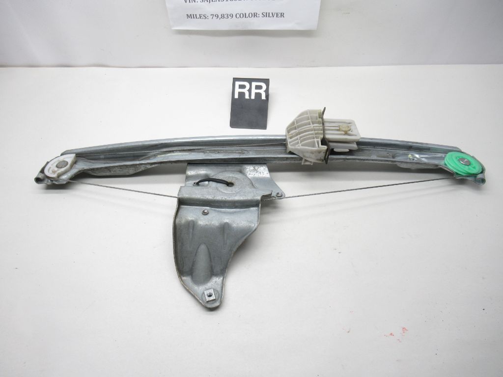 02-08 Jaguar X-Type Rear Right Side Door Window Regulator 1X43F27000CG OEM