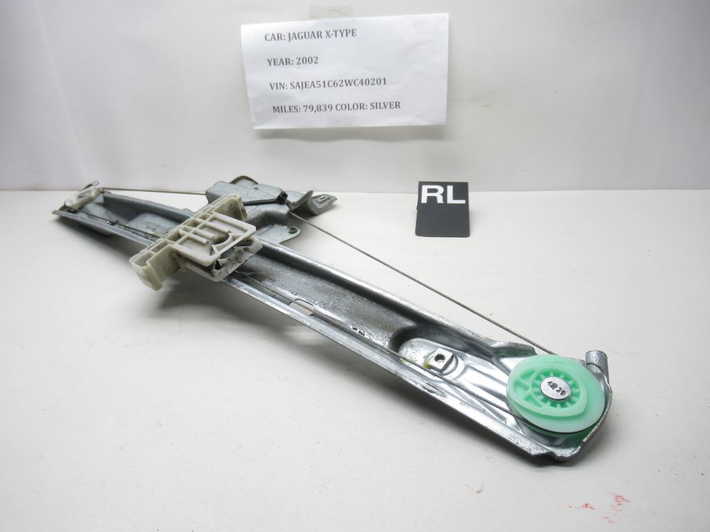 02-08 Jaguar X-Type Rear Left Side Door Window Regulator 1X43F27001AD OEM