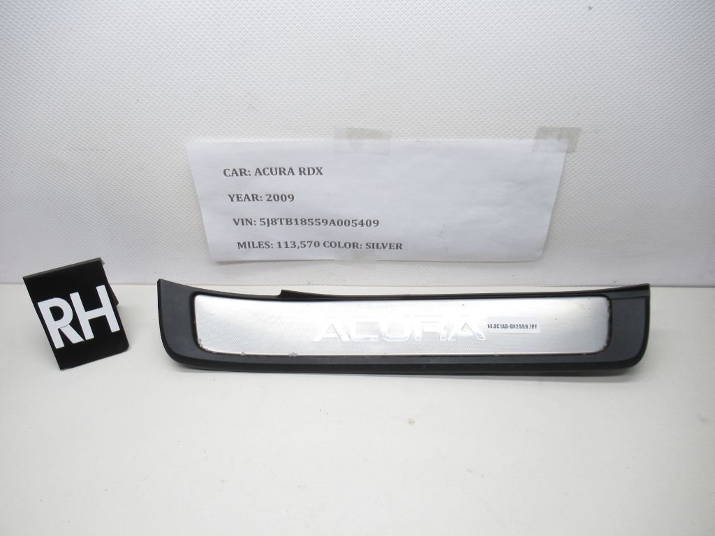 2007-2012 Acura RDX Rear Right Side Sill Scuff Plate Door Step 84212-STK-A00 OEM