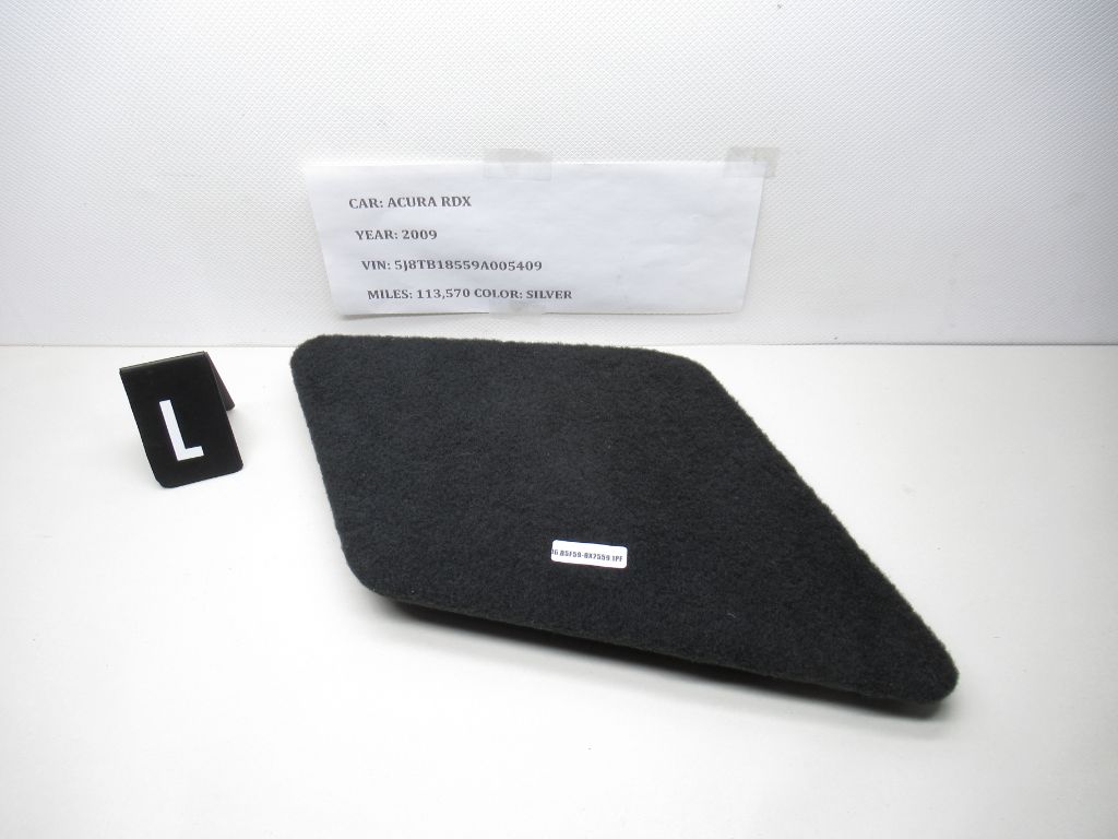 2008-2012 Acura RDX Driver Rear Hatch Large Carpet Panel Trim 84651-STK OEM