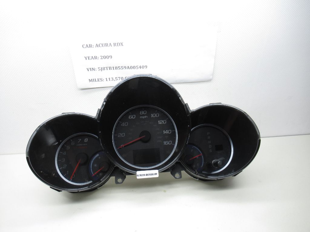 2009 Acura RDX MPH Speedometer Unknown Mileage 78100-STK-A310-M1 OEM