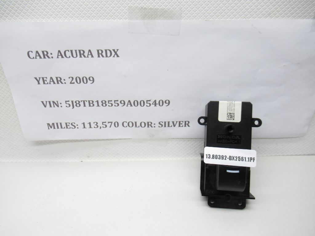 & PFLO2007-2012 Acura RDX Rear Right Door Power Window Switch 35770-STKA-A011 OEM