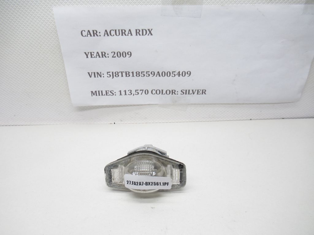 2007-2012 Acura RDX License Plate Light Lamp 34106SNBA01 OEM