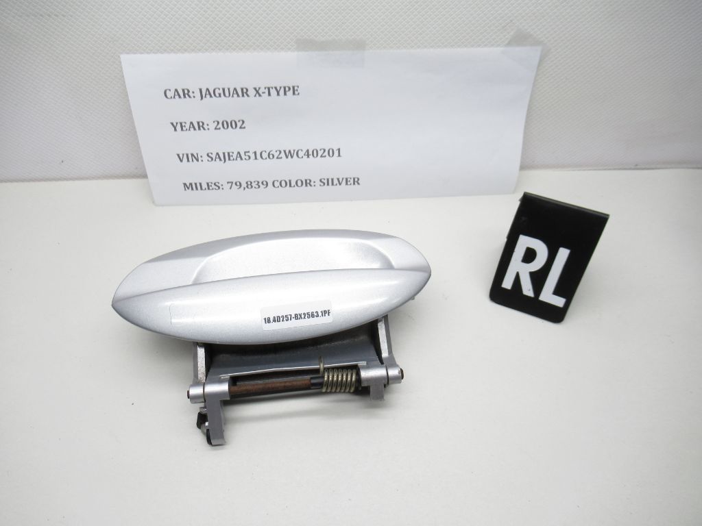 02-08 Jaguar X-Type Rear Left Exterior Door Handle 1X4322605AEW OEM