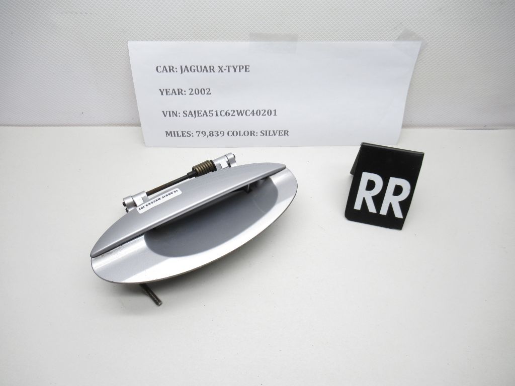 02-08 Jaguar X-Type Rear Right Side Exterior Door Handle 1X43-22604AEW OEM