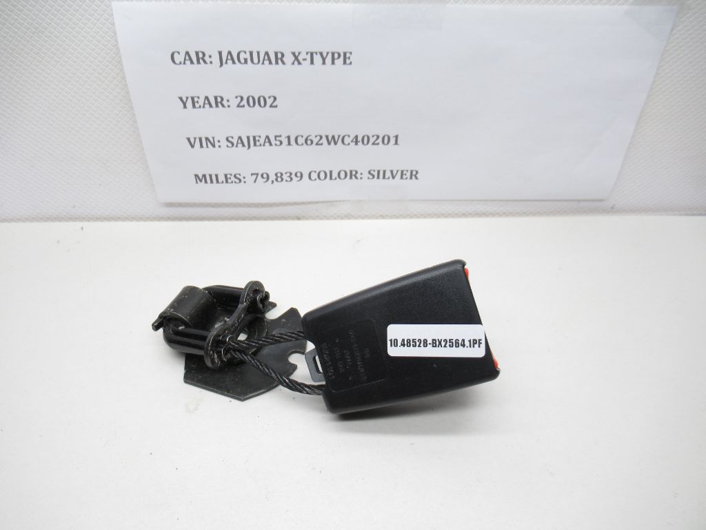 02-08 Jaguar X-Type Right Rear Side Seat Belt Buckle 1X43-613K21AC OEM