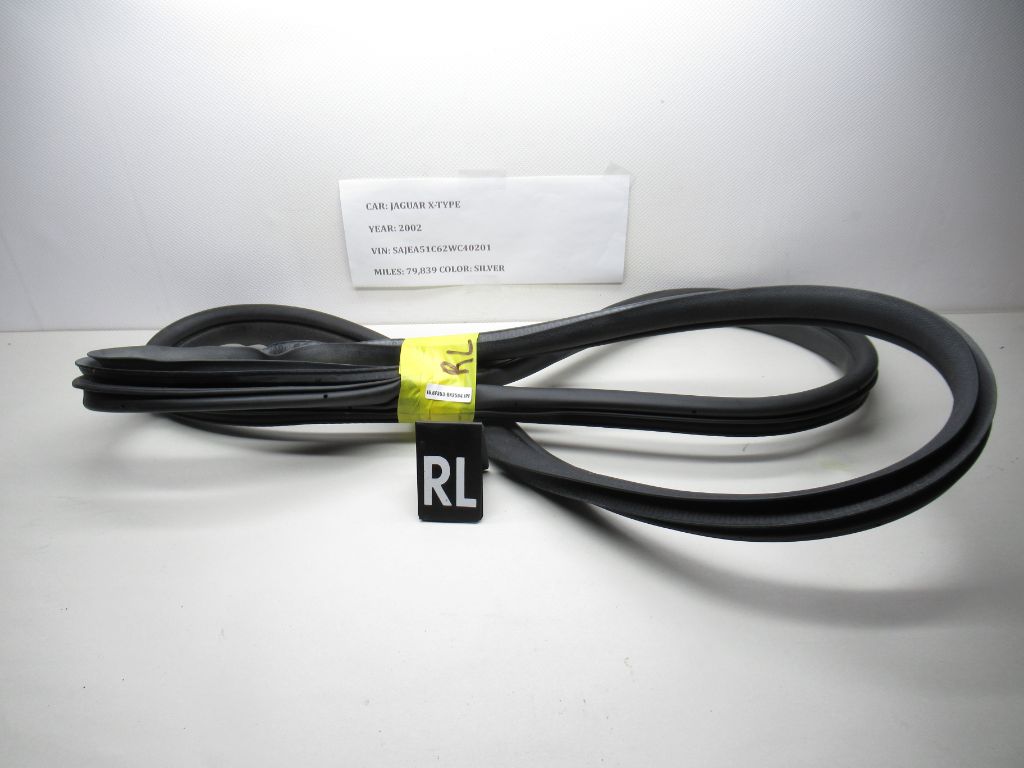 2002-2008 Jaguar X-Type  Left Rear Door Body Seal Weather Strip C2S42753 OEM