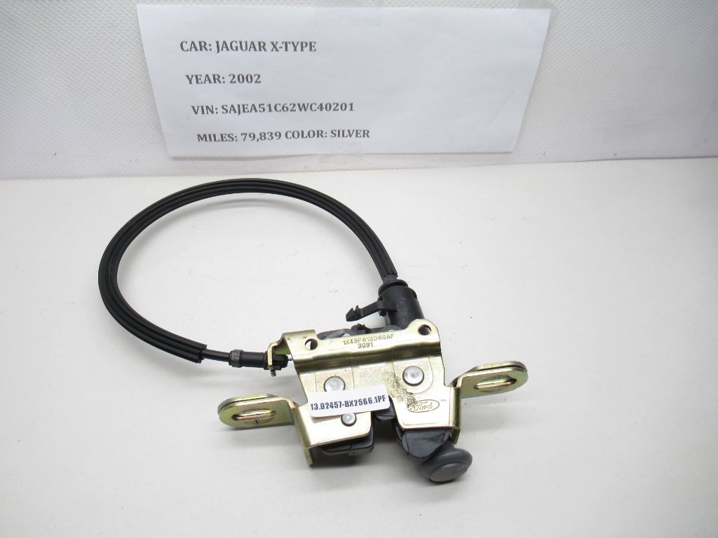 02-04 Jaguar X-Type Rear Right Side Seat Release Lock Latch 1X43F613D60AF OEM