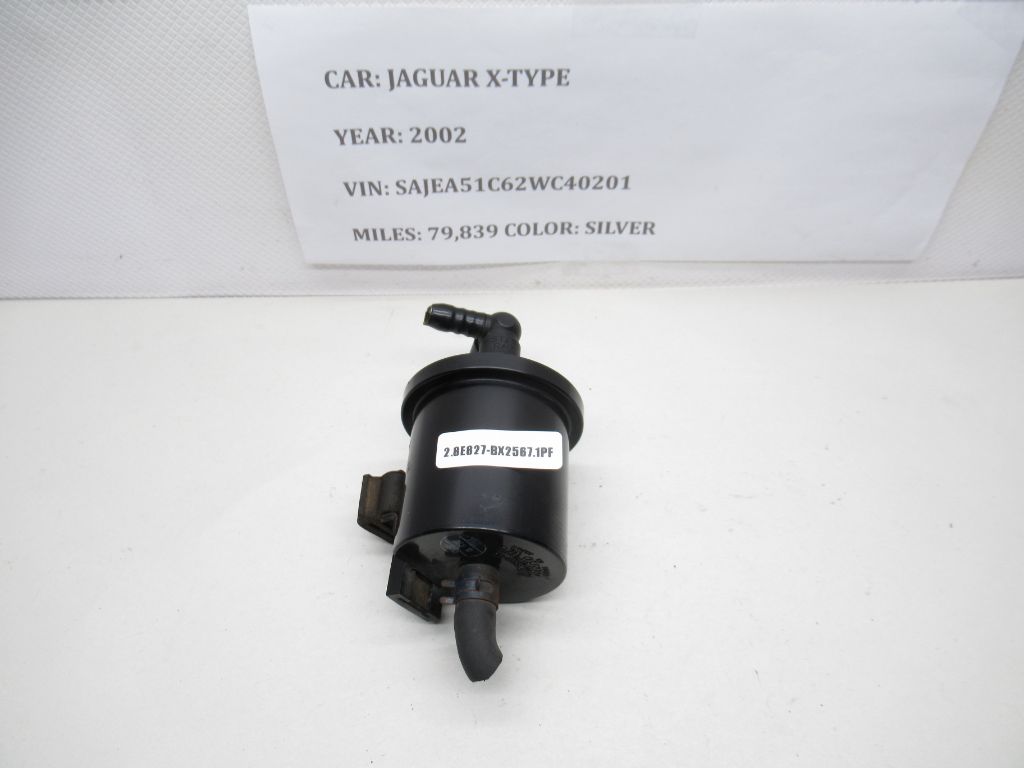 02-08 Jaguar X-Type X400 Fuel Purge Filter Vacuum Reservoir 1X439S446BB OEM