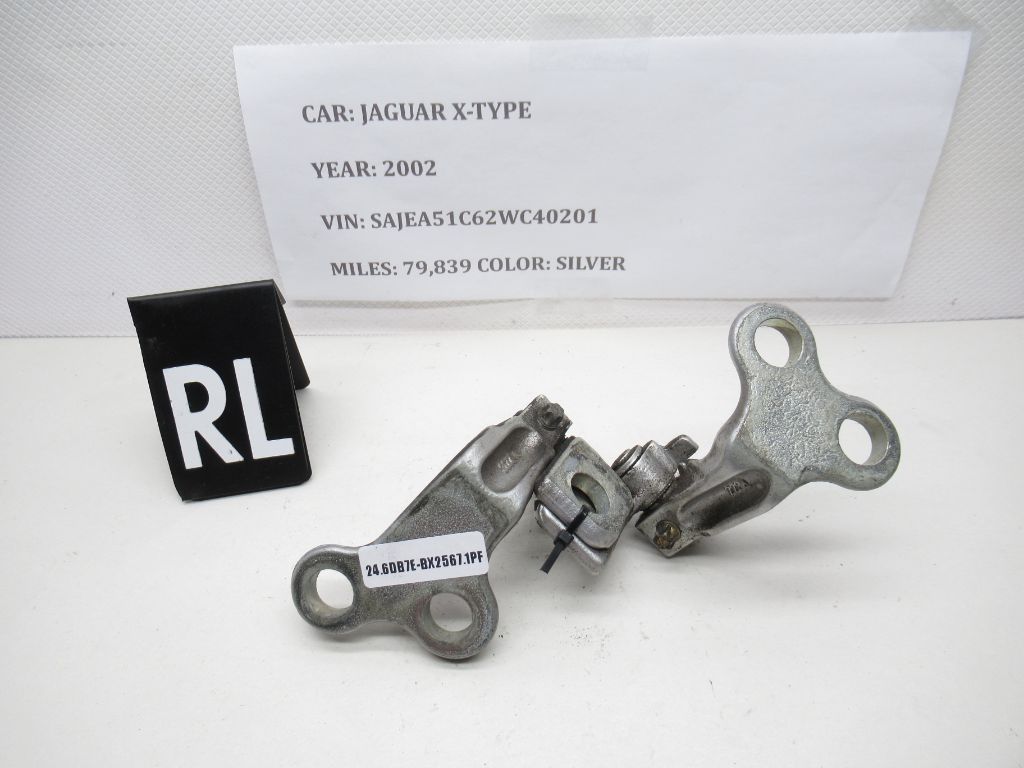 2002-2008 Jaguar X-Type Rear Left Upper & Lower Door Hinge Set 1X4A-F26801 OEM