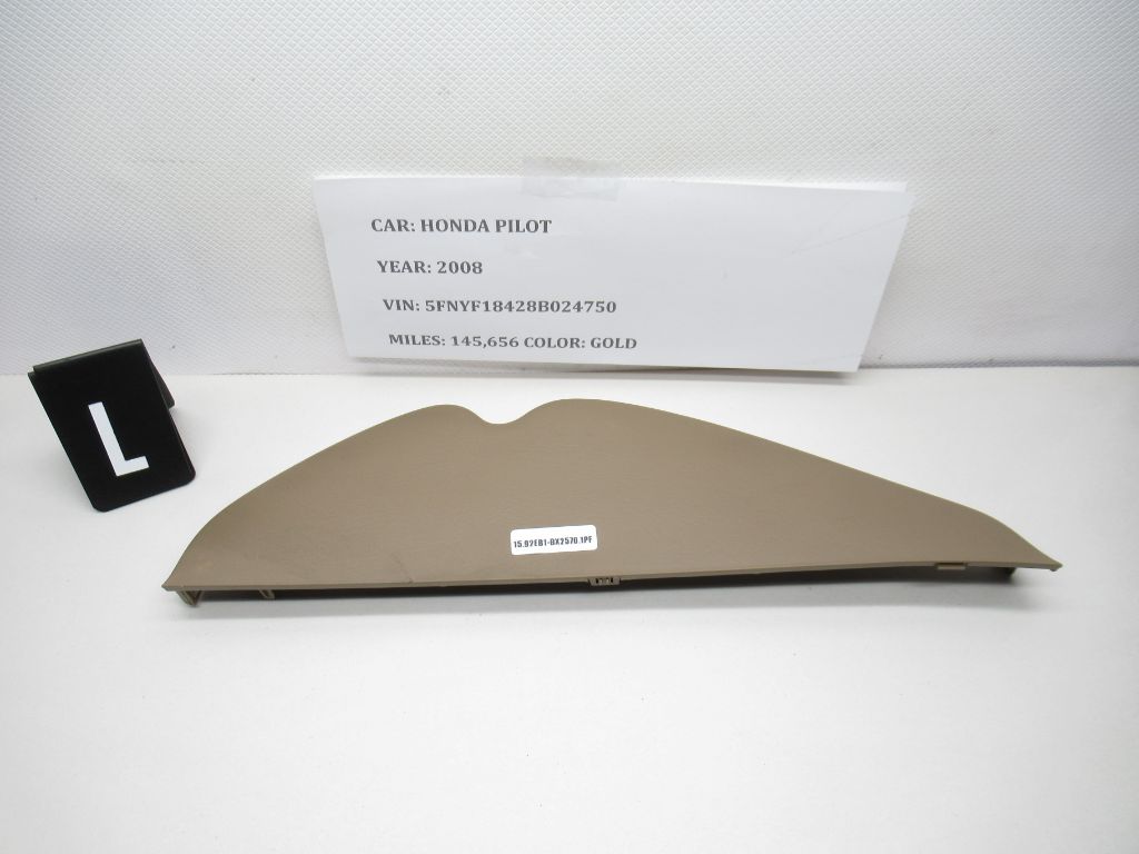 2003-2008 Honda Pilot Front Left Dash Cover End Cap Trim 77216-S9V-A110-M1 OEM