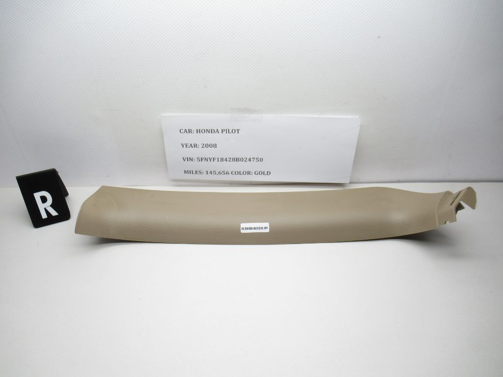 03-08 Honda Pilot Rear Right Interior Tailgate Trim Panel 84435-S9V-A010-M1 OEM