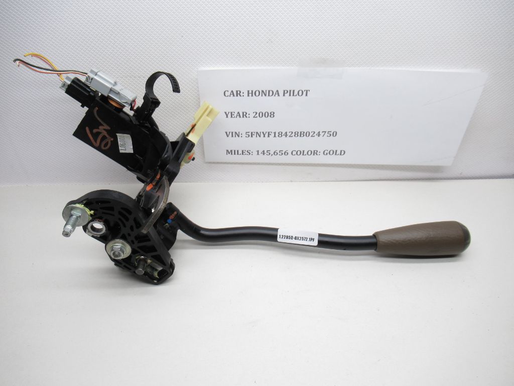 06-08 Honda Pilot Gear Lever Shifter Selector Transmission Steering Column OEM