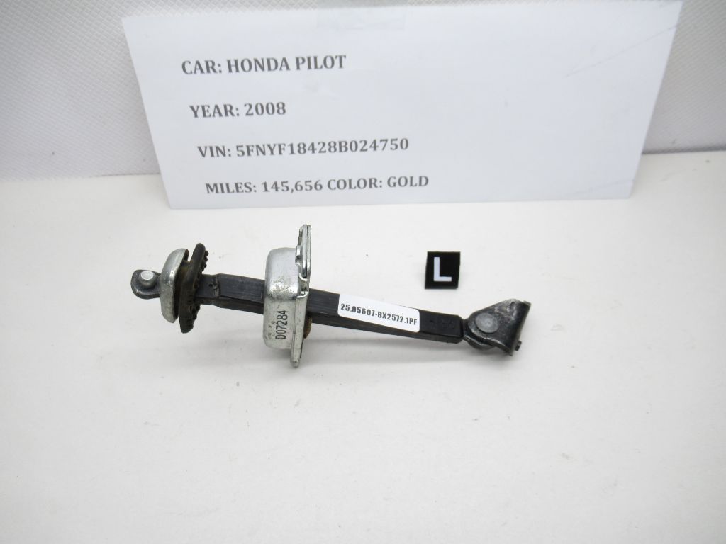 03-08 Honda Pilot Left Door Stopper Checker Stop Used OEM