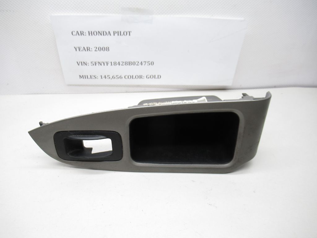 06-08 Honda Pilot Right Side Window Switch Bezel Trim Panel 83510S9VA310M1 OEM