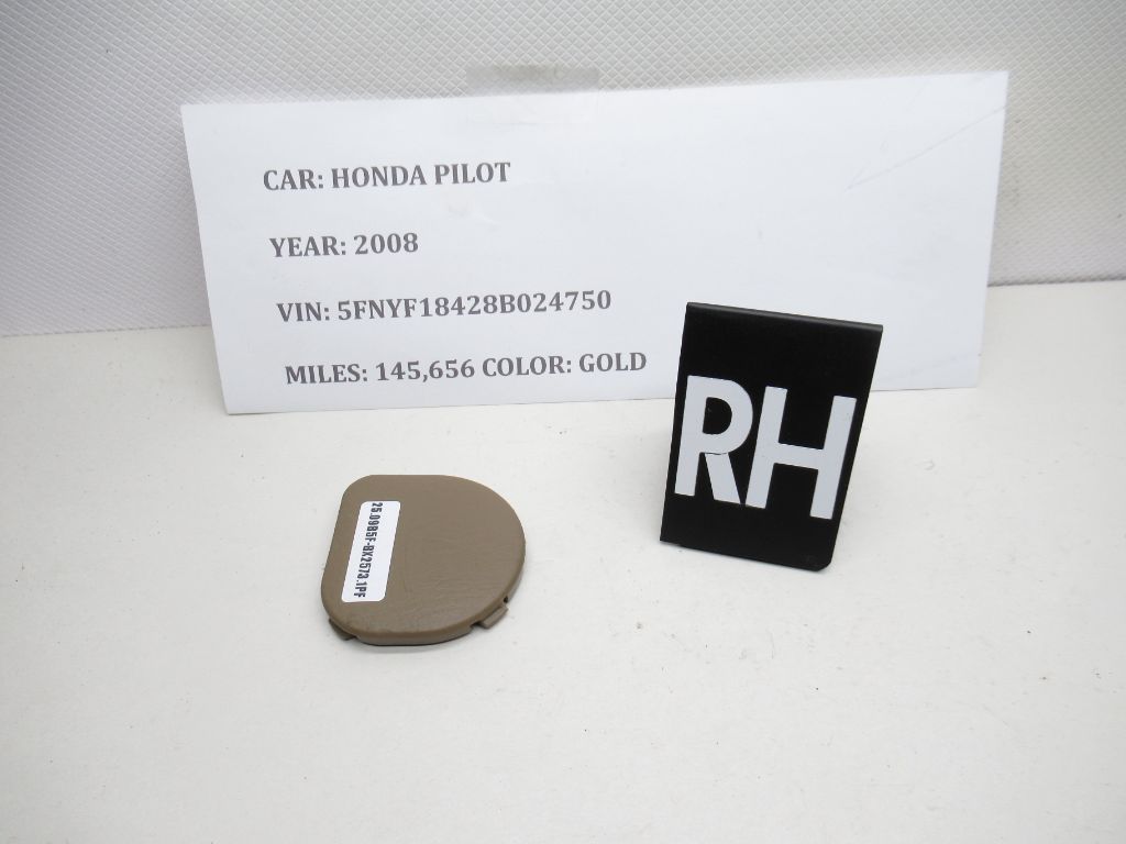 03-08 Honda Pilot Rear Right Cargo Shade Cover Cap Trim 84614-S3VA-A000 OEM