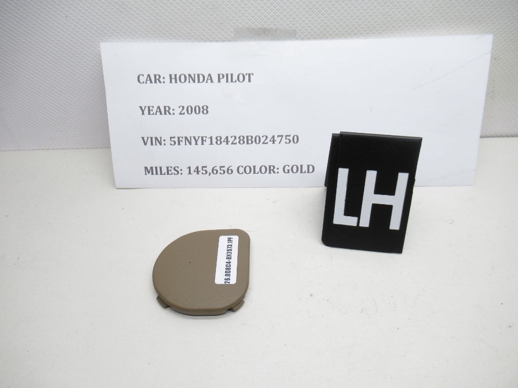 03-08 Honda Pilot Rear Left Cargo Shade Cover Cap Trim 84664-S3VA-A000 OEM