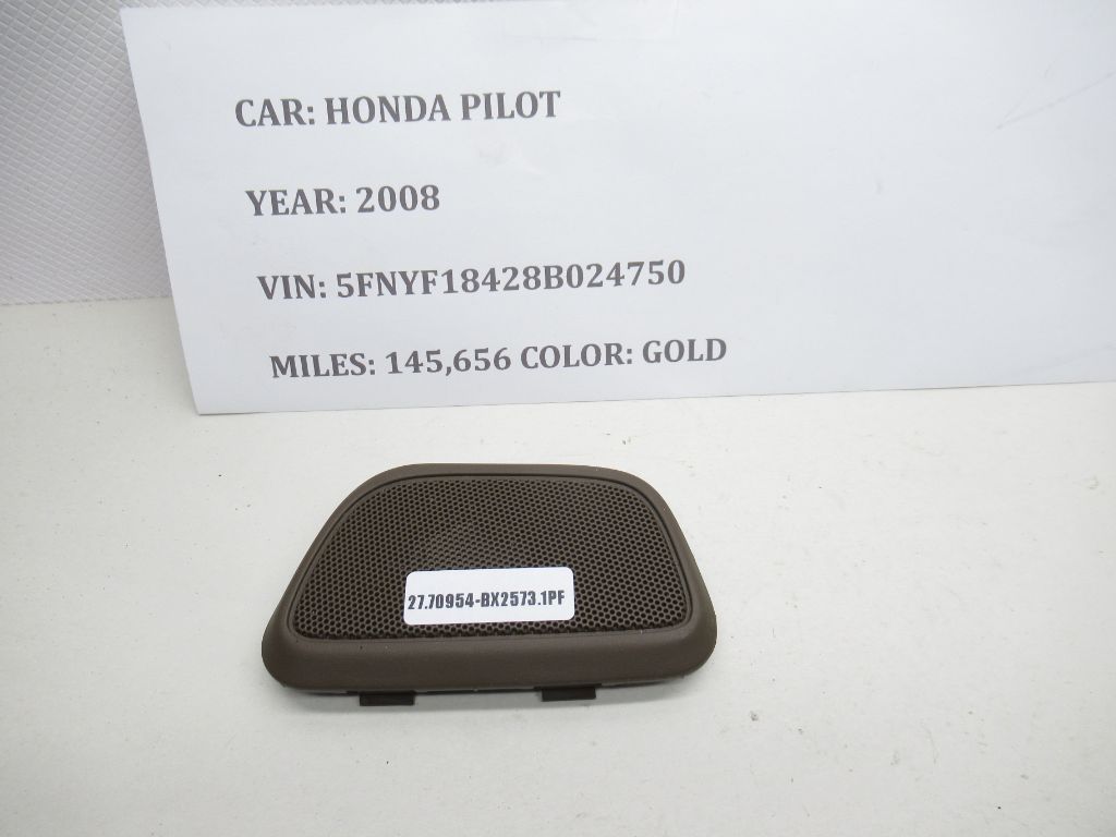 06 - 08 Honda Pilot Left Driver Side Dash Tweeter Speaker Cover 77137-S9V LH OEM
