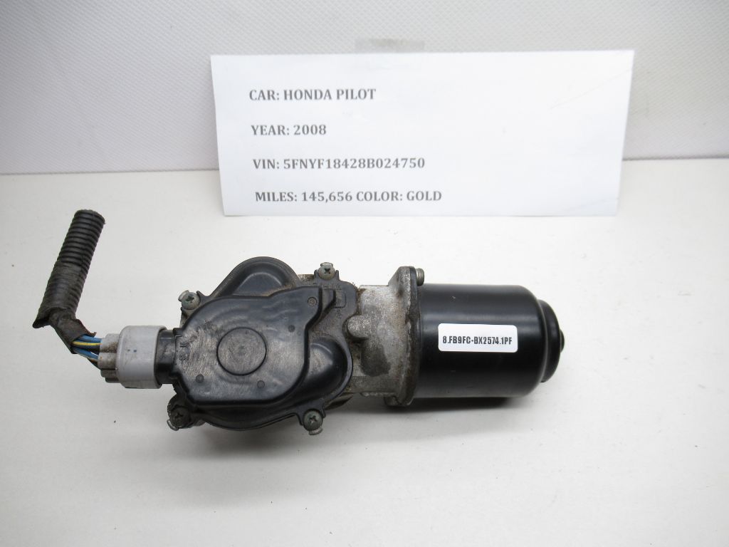 2003-2008 Honda Pilot Front Windshield Wiper Motor 76505-S9V-A010 OEM