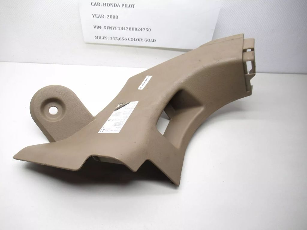 03-08 Honda Pilot Driver Cow/Dash Side Kick Trim Panel 83161-S9V OEM