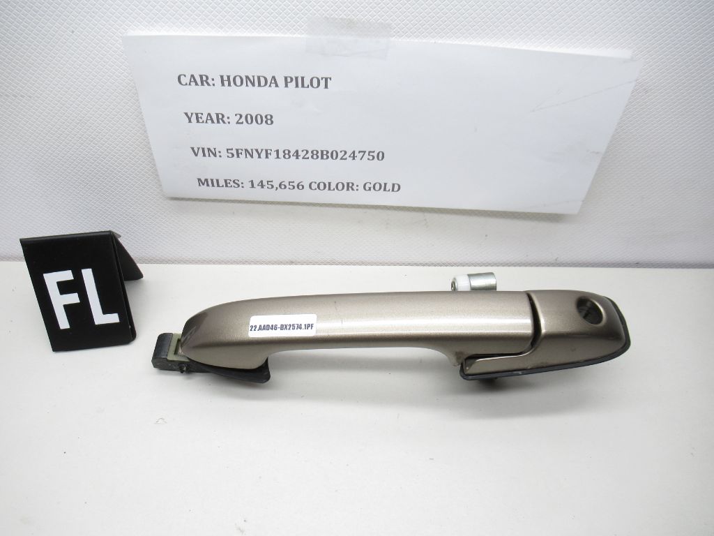 03-08 Honda Pilot  Front Left Door Handle Exterior Assembly 129-51698R OEM