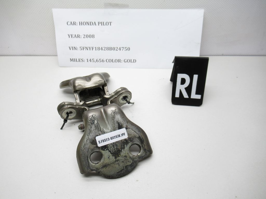 2003-2008 Honda Pilot Rear Left Upper & Lower Hinges 67410-S9V-305ZZ OEM