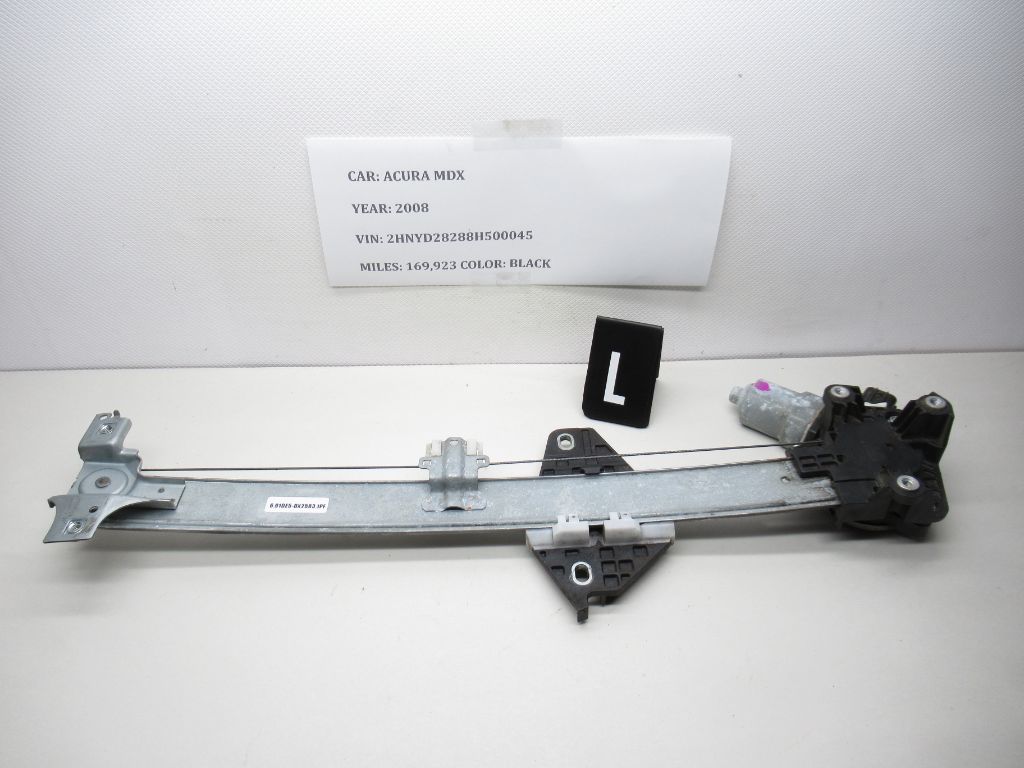 2007-2013 Acura MDX Rear Left Power Window Regulator w/ Motor 72750-STX-A02 OEM