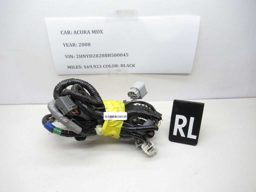 2007-2009 Acura MDX Rear Left Door Wire Harness 32754-STX-A00 OEM