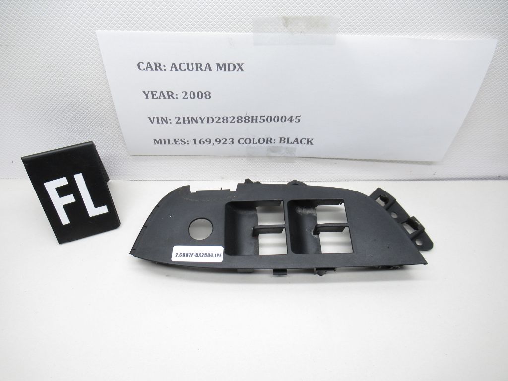 2007 - 2009 Acura MDX Front Left Master Power Window Control Panel STX-06538 OEM