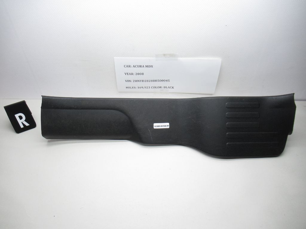 2007 - 2009 Acura MDX Rear Right Door Sill Scuff Plate 84211 STX 50 OEM