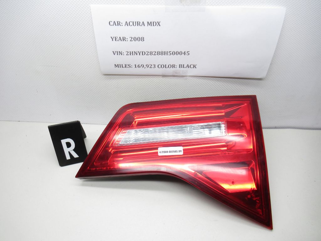 2007-2013 Acura MDX Right Passenger Side Inner Tail Light 949 472 OEM