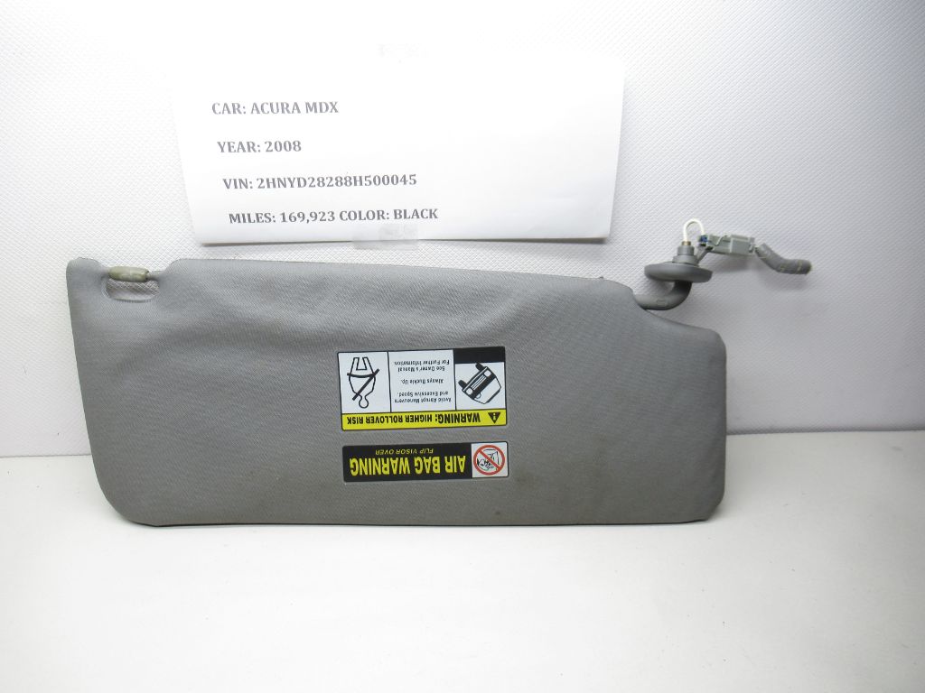 2007-2013 Acura MDX Left Side  Sun Visor 83280-STX-A01ZB OEM