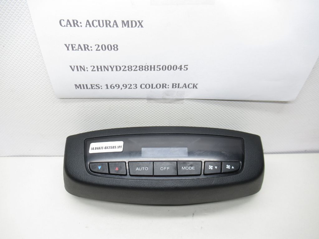 2007-2013 Acura MDX A/C Heater Climate Control 79650-STX-A411-M1 OEM