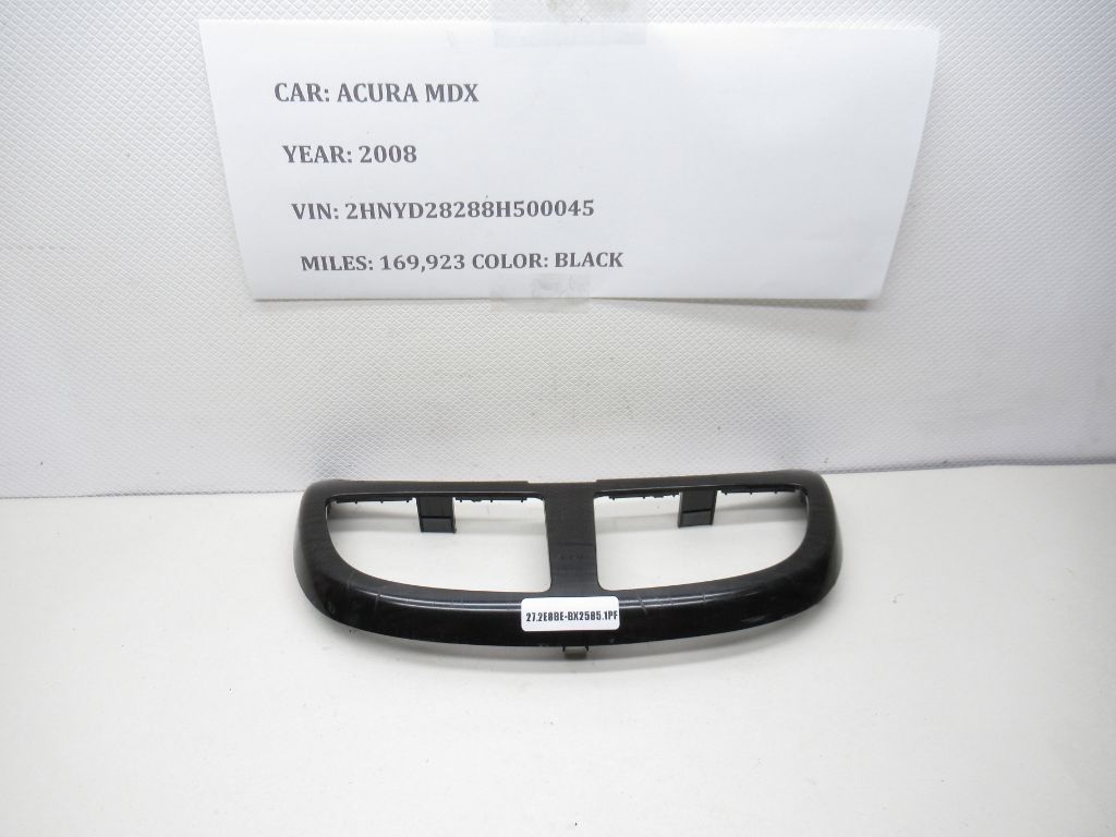 07-13 Acura MDX Rear Center Console A/C  Air Vent Trim Panel 83406-STX-A010 OEM