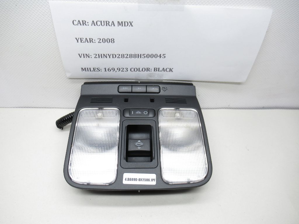 07 -09 Acura MDX Overhead Console Dome Map Control w/ Switch TL850075 OEM