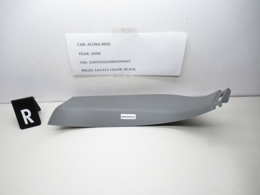 07-13 Acura MDX Tailgate Trunk Right Side Upper Trim Cover 84435-STX-A000 OEM