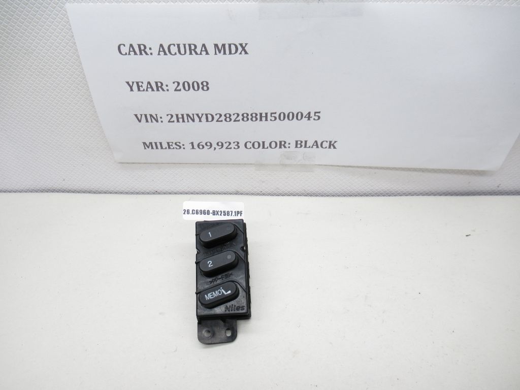 2007-2013 Acura MDX Seat Memory Switch Assembly 35961STXA01ZA OEM