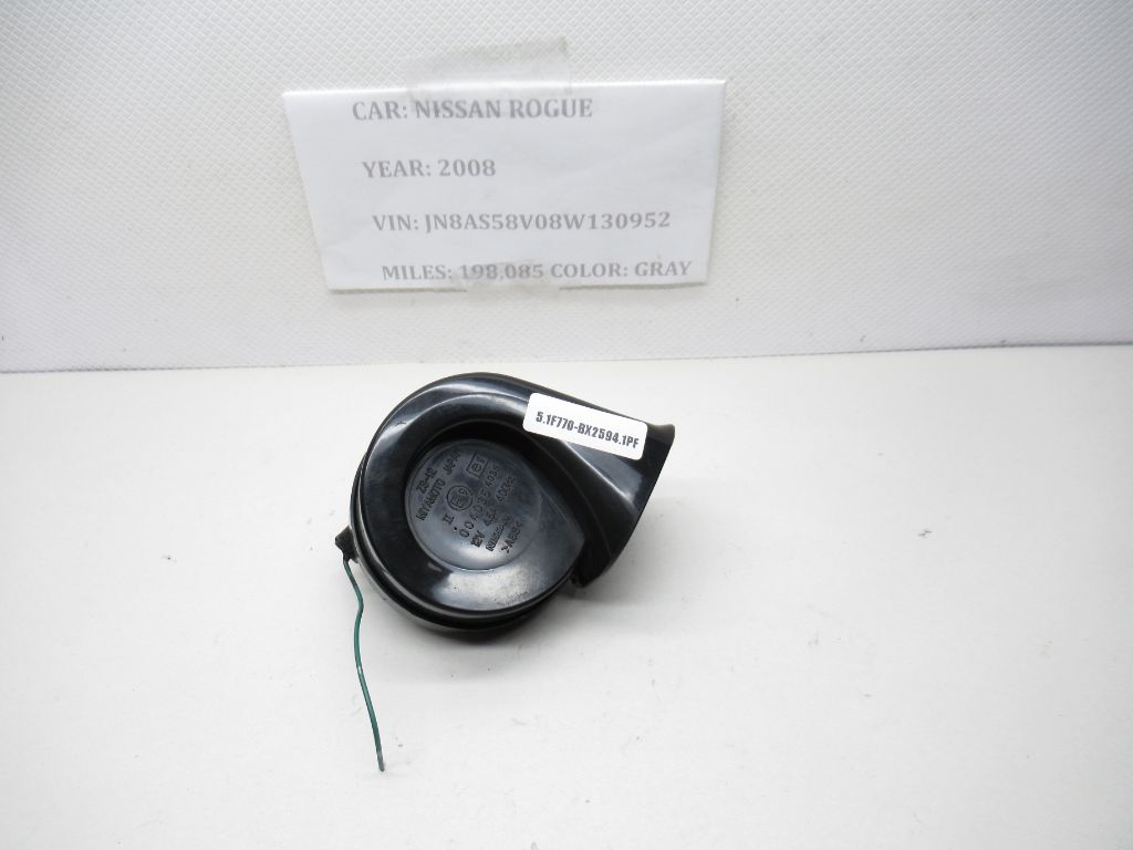 2008-2013 Nissan Rogue High Tone Horn Note Signal Alarm Siren 004035 OEM