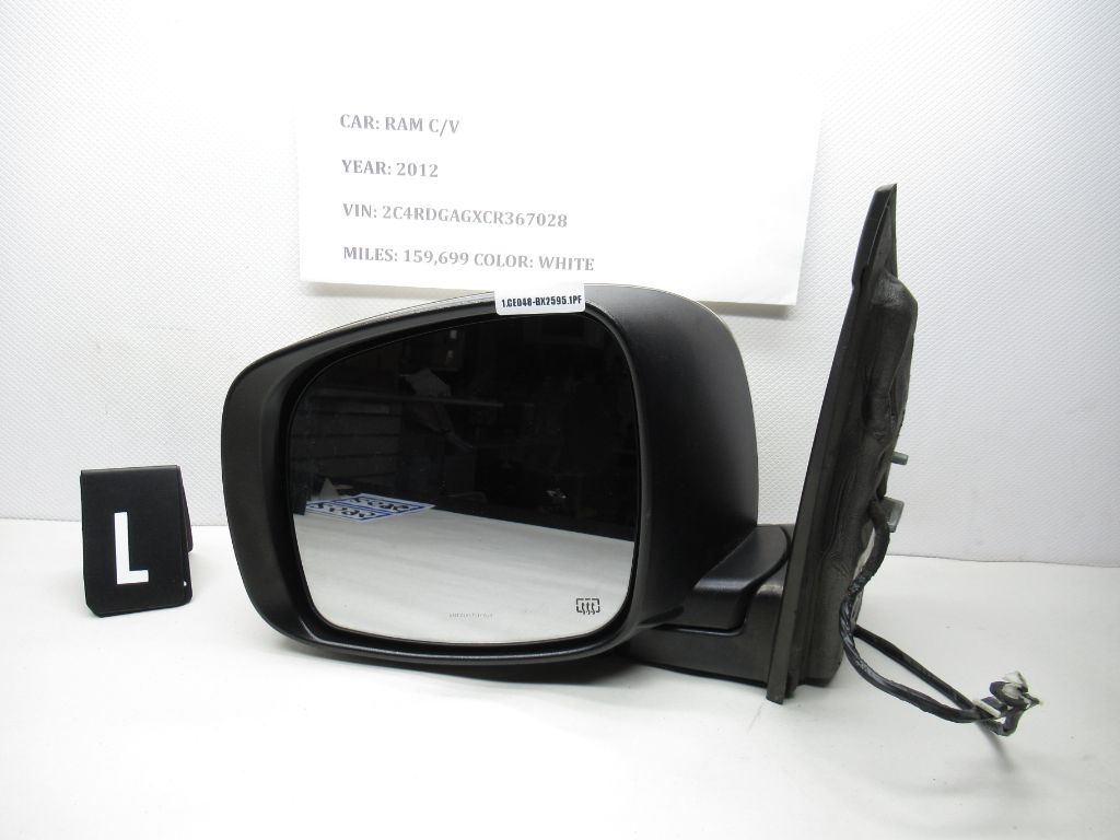 12-15 RAM C/V Front Left Driver Side View Power Mirror Assembly 1JG69TZZAM OEM