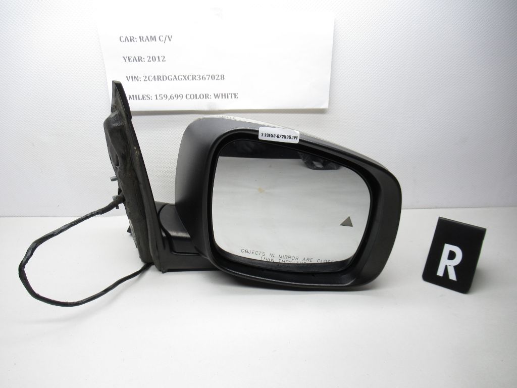 11-19 Ram C/V Caravan Right Passenger Side View Power Mirror 1JG68TZZAM OEM