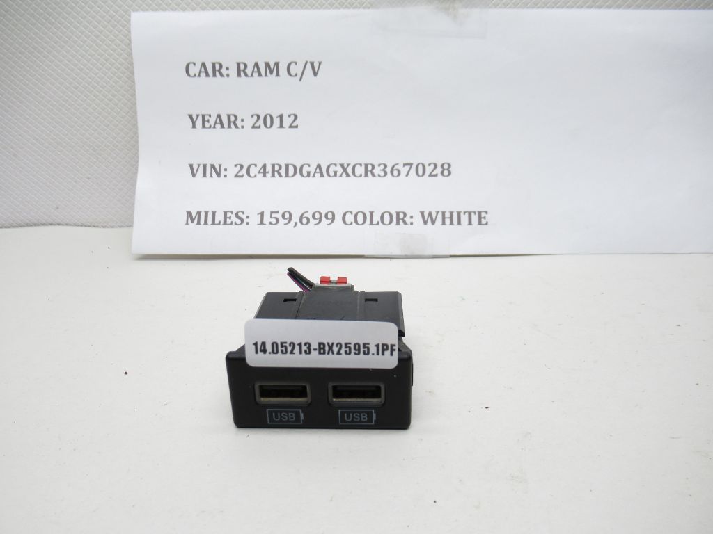 2014-2024 Grand Cherokee Durango Center Console Dual USB Port 68145567AA OEM