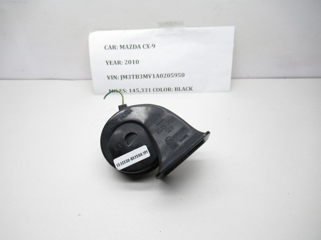 2007-2015 Mazda CX-9 Left Side Low Tone Note Horn Signal KUG70A OEM