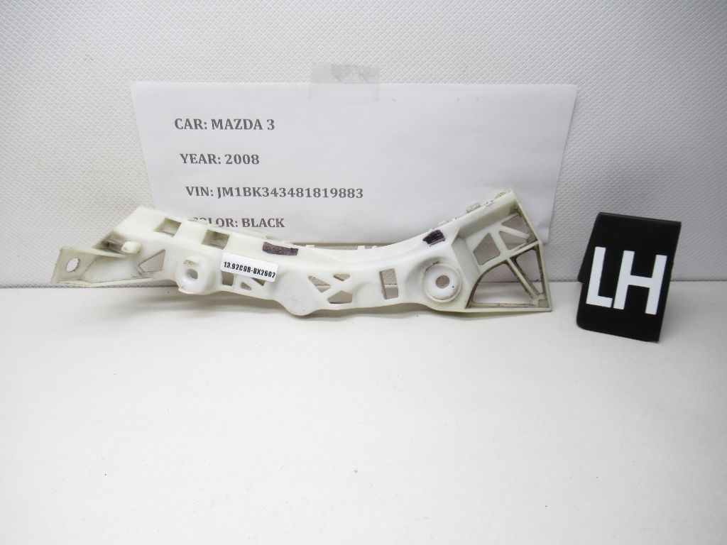 2004 - 2009 Mazda 3 Rear Left Bumper Support Bracket BP4K502J OEM