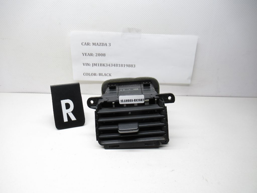 2004 - 2009 Mazda 3 Right Side Center Dash A/C Air Vent Grille BP4K64930 OEM