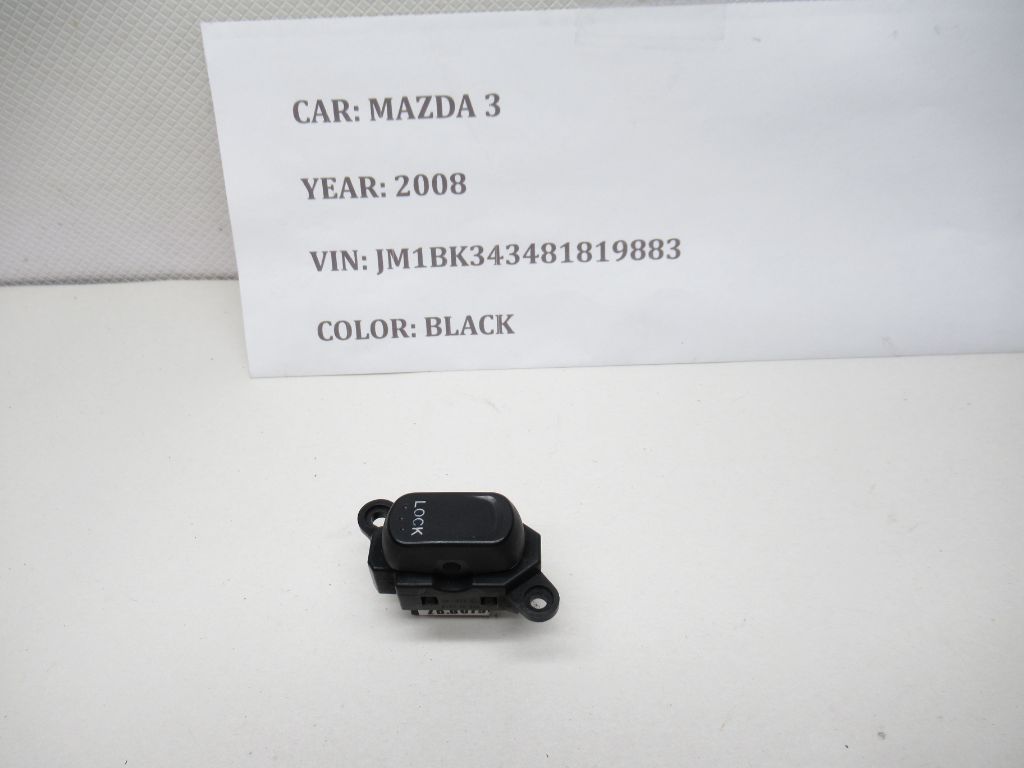 2004 - 2009 Mazda 3 Door Lock Switch Button BN8f66660 OEM