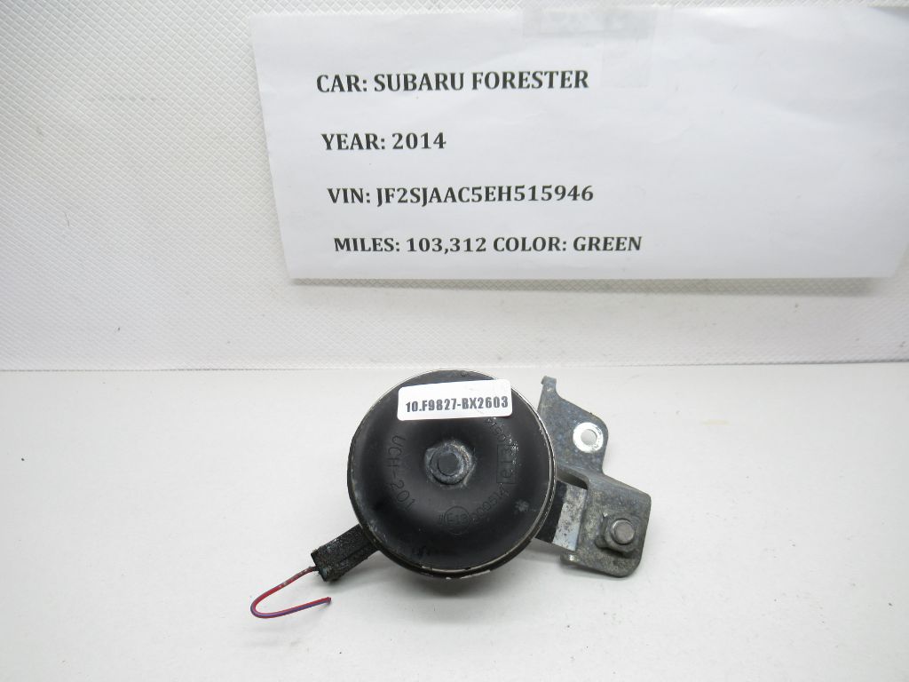 2008-2014 Subaru Forester Front Horn Signal Alarm Note Tone E13000514 OEM