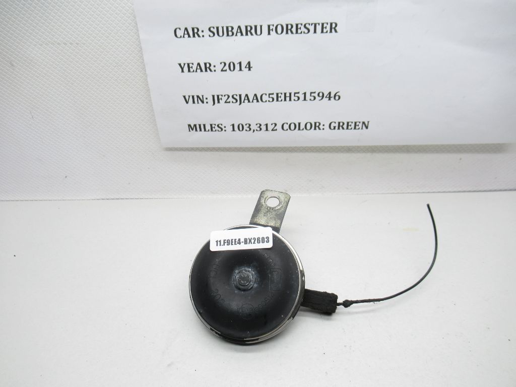 2008-2014 Subaru Forester Front Horn Signal Alarm Note Tone E13000514 OEM