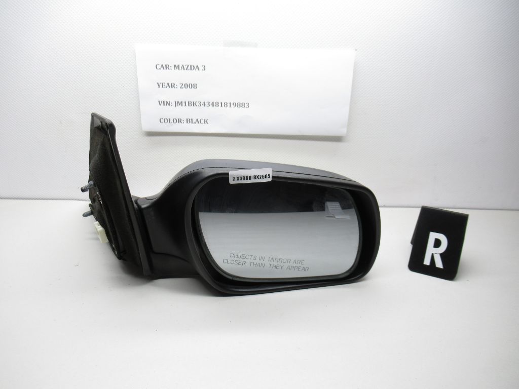 2007 - 2009 Mazda 3 Front Right View Mirror E4012220 OEM