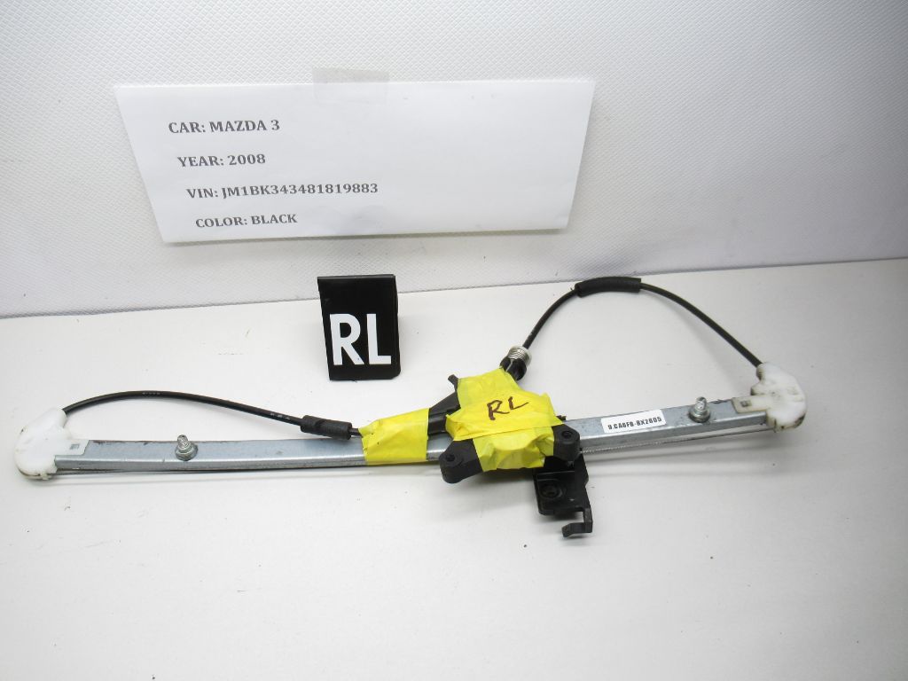 2004-2009 Mazda 3 Rear Left Window Regulator Motor  BP4K58590A OEM