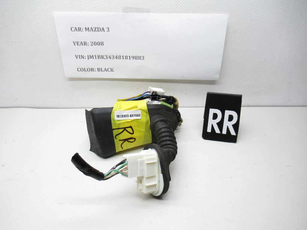 2007-2009 Mazda 3 Rear Right Door Wiring Harness B32H67220C OEM